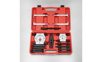 Heat Treated Bearing Puller Set with Case Heavy Duty Bearing Puller Kit with Case Long-Lasting Tool Versatile for Mechanics