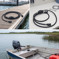 8mm Boat Fuel Line with Primer Bulb Low Permeation Fuel Line with Primer Bulb Rubber Hardware Premium Quality