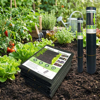 Weedmat for Gardens, Black Polypropylene Woven Ground Cover Mat, High Permeability Landscape Membrane for Gardening, Driveway Underlayment