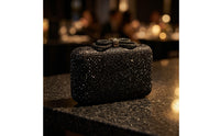 Evening Clutch Formal Rhinestone Purse Glittering Handbag for Weddings