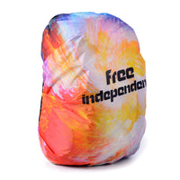 Waterproof Backpack Rain Cover with Digital Print Dustproof Protector for Outdoor Hiking Camping