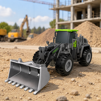 Mini Car Forklift Die-Cast Alloy Construction Vehicle 360-Degree Rotatable For Kids Over 4 Years Old