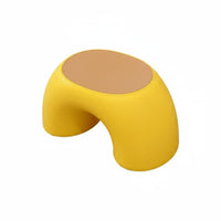Sturdy Support Arch Leg Stool Cute Chubby Design Household Furniture Multi-Functional Footrest Wide Legs for Children, Office Workers, Home-Based Professionals, Living Room, Bedroom, Entryway, Under Desk