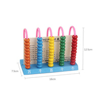 Wooden Abacus Educational Wooden Bead Abacus Bead Counting Toy Colorful Hands-on for Preschoolers, Preschool, Classroom