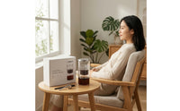 Cold Brew Coffee Maker Easy to Clean Cold Brew Coffee Maker with Strainer Clear Glass Pitcher with Lid for Apartment
