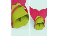 Molded Mermaid Tail Monofin Streamlined Monofin with Heel Strap Comfortable Swim Fin with Foot Pocket Stable for Swimmers