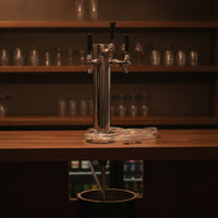 Three Faucet Dispense Draft Column Long-Lasting Beer Draft Column with Three Faucets Heavy Duty Easy to Install for Homebrewers