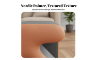 Unique Shape Arrow-Shaped Stool Space-Saving Design Upholstered Accent Stool Multi-Purpose Footstool Sturdy Construction for Apartment Dwellers, Homeowners, Adults, Living Room, Entryway, Bedroom, Office