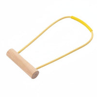 Natural Latex Arm Wrestling Coach Portable Forearm Workout Tool Beech Wood Handle Bicep Training Band Long-Lasting Construction for Bodybuilders