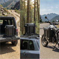 Heavy-Duty Jerry Can Holder Steel Jerry Gas Can Holder Metal Carrier Rugged for Motorcycles