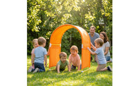 Arched Tunnel with Textile Cover Indoor Crawling Passage Tunnel Toy for Young Children