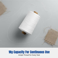 Heavy Duty Polyester Packing Thread, Bag Closing, Commercial Sewing Machine Thread, Durable, Smooth Finish