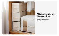 textile Drawer with Dividers Foldable Clothing Divider Box adaptable for children