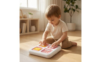 Fine Motor Double-Sided Activity Board Hands-on Busy Board with Maze Tactile Toy Sensory for Toddlers, Babies, Road Trips, Airplane