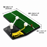 Golf Training Aid, Indoor Practice, Home, Living Room, 50x35x5cm, Rubber Artificial Turf Mat