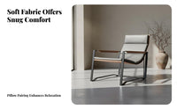 Zen Minimalist aesthetic corner configurationd Upholstered Set Nordic visual aesthetic Corner Sofa Minimalist Design Sectional Couch Spacious Seating for Apartment Dwellers, Families, residents, Lounge Area
