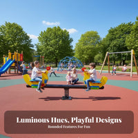 Colorful creatureShaped coil bouncer Weather-withstandant coil bouncer sturdyDuty Playground play apparatus for young children, Preschoolers, Parents, Kindergarten, Schoolyard, public community center, Backyard