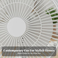 Stable Base Small Oscillating Fan Adjustable Tilt Head Oscillating Personal Fan Easy to Clean Portable Fan Circulator Multi-Speed Control for Office Workers, Students, Bedside, Bedroom, Dorm Room