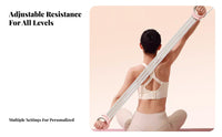 High Elasticity Figure 8 Stretch Band Comfortable Handle Figure 8 Resistance Band Non-Slip Grip for Women, Men, Stretching, Home Gym, Travel