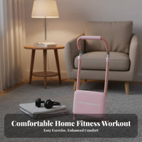 Easy to Stow Sit-up Assistant Portable Abdominal Crunch Equipment Compact and Lightweight Sit up Assistant Bar Comfortable Padding for Home Exercisers, Beginners, Adults, Living Room, Gym, Travel, Office