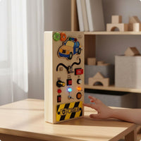 Busy Board Hand-Eye Coordination Board Fine Motor Skills Toy for Kids, Indoor, Travel