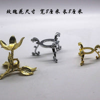 Crystal Ball Display Stand Metal Tripod Holder for Spheres and Ornaments