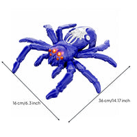 Wireless Control Arachnid Realistic Wall Climbing Arachnid Wall Climbing Robot Easy to Use Lightweight for Children, Indoor Play