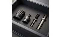 Metal Drill Chuck Kit Ribbed Self-Tightening Chuck Adapter Wear Resistant