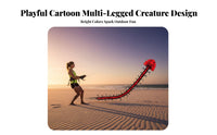 Creature Kite Vivid Segmented Body Striking Look for Beach