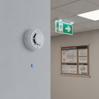 Fire Alarm High Sensitivity Standalone Fire Alarm Battery Operated Fire Alarm Easy Installation Round Ceiling Fire Monitor