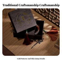 Chinese Design Jewelry Box Elegant Design Sliding Drawer Gift Box Decorative Keepsake Traditional Jewelry Organizer for Women, Bride, Gifting, Bedroom