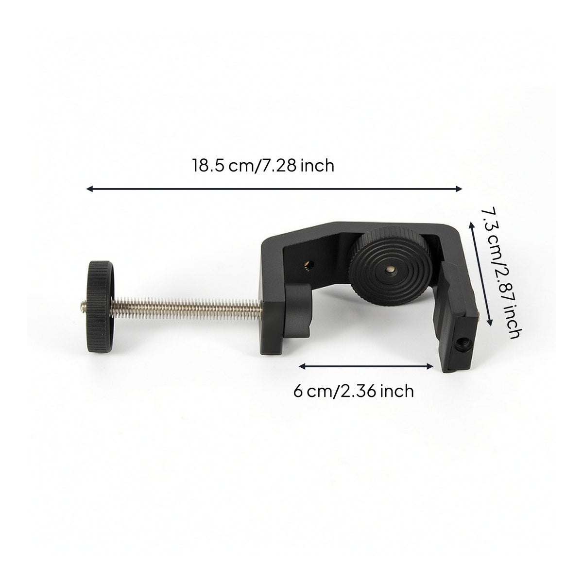 Adjustable Desk Mount with 1/4-Inch Screw Sturdy C-Clamp Mount Versatile C Clamp Long-Lasting for Studios