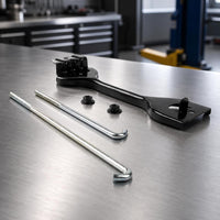 Replacement Battery Fixing Bracket Kit Easy Installation Battery Hold-down Bracket with Rods Sturdy High-Strength for Automotive Repair