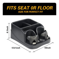 Car Seat Organizer with Cup Holder Multi-Compartment Car Back Seat Organizer with Cup Holders Easy to Clean spaceSaving