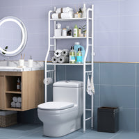 Bathroom Over-the-Toilet/Washer Storage Rack, 2/3-Tier Space-Saving Organizer Shelf