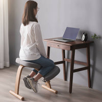 Kneeling Chair Ergonomic Kneeling Stool Adjustable-Height Posture Chair for Office Workers, Students, Study Room