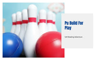 Kids Durable Bowling Set, PU Material, Interactive Toy, Parent-Child Game, Indoor Outdoor Sports