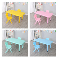 Adjustable Kids' Study Table and Chair Set for Kindergarten, Play, and Dining