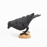 Cormorant Figurine Small Bird Figurine Bird Figure Compact Toy Sculpted for Collectors, Display Cabinet, Shelf