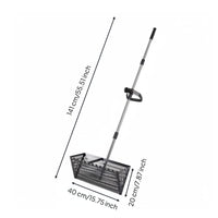 Serrated Edge Sand Rake Detachable Design Stainless Metal Shore Sifter Heavy Duty Long Handle Sand Digger for  Metal Detectorists