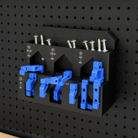 Wall-Mounted Storage Rack Easy to Install Bike Tool Holder Wall Rack with Mounting Brackets Space-Saving Bike Hanger Compact