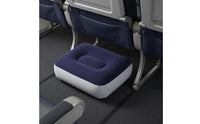 Inflatable Footrest Foldable Inflatable Foot Rest Travel Footrest Pillow Lightweight Flocked Travel Footstool for Office Workers