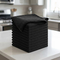300 GSM Microfibre Cloth and Thick Microfibre Cloth, Microfibre Towel for Car Drying, 30cm x 30cm Lint and Streak Cleaning Finish