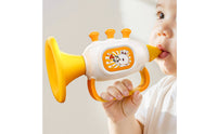 Safe Material Cartoon Blow Toy Easy to Use Baby Trumpet Toy Early Music Education Kids Musical Whistle Develops Fine Movement Skills for Toddlers, Babies