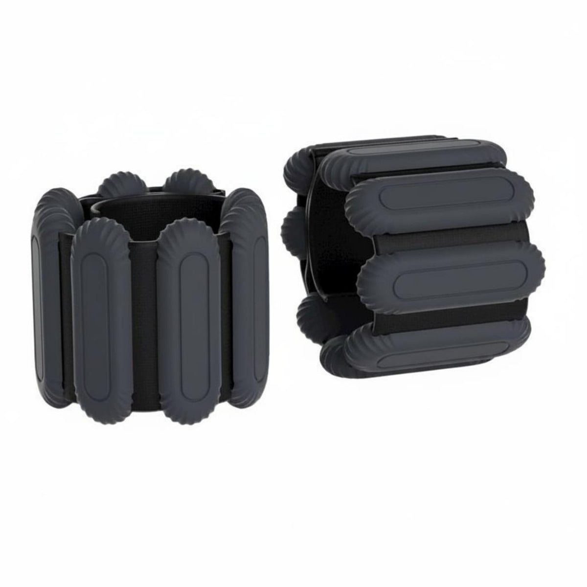 2 Pieces Waterproof Wrist and Ankle Weights Hands-Unrestricted Resistance Silicone Weight Bracelets Stylish Design for Pilates, Swimming