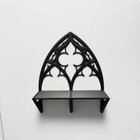 Gothic Window Shelf Openwork Tracery Shelf Decorative Home Decor