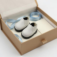 Soft Doll Shoes Intricate Stitching PU Leather Doll Shoes Long-Lasting