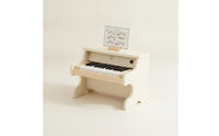 Wooden Piano with Music Stand 25-Key Tabletop Piano Educational Musical Instrument for Young Children, Beginners, Playroom, Preschool, Nursery