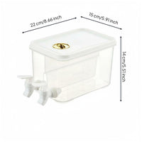 Fridge Drink Dispenser   Refrigerator Drink Dispenser Built-in Strainer Cold Brew Pitcher with Spigot for Party