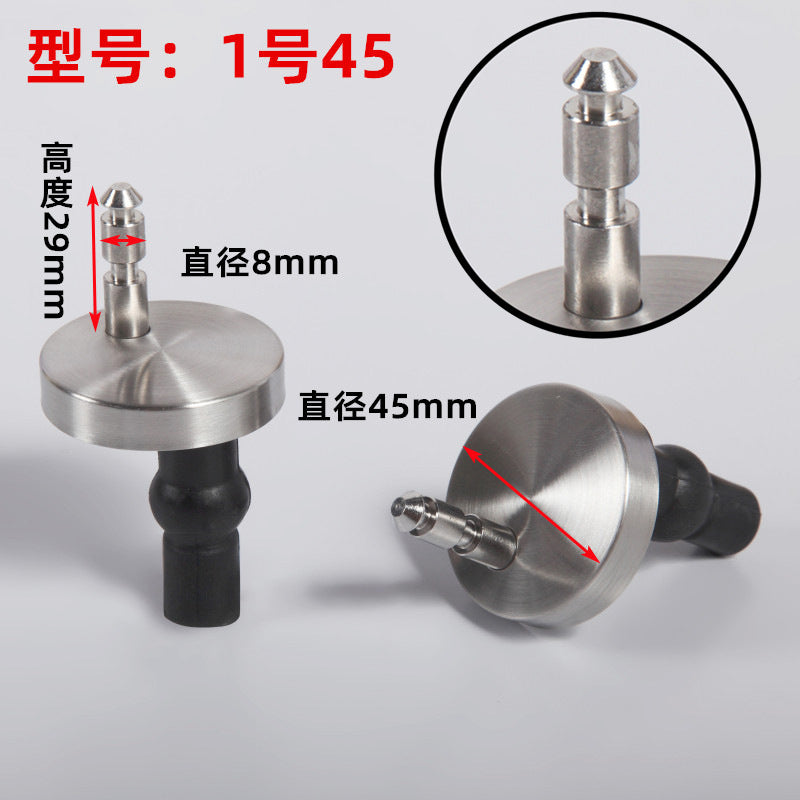 Toilet Seat Hinge Replacement Kit with Stainless Steel Screws and Fittings